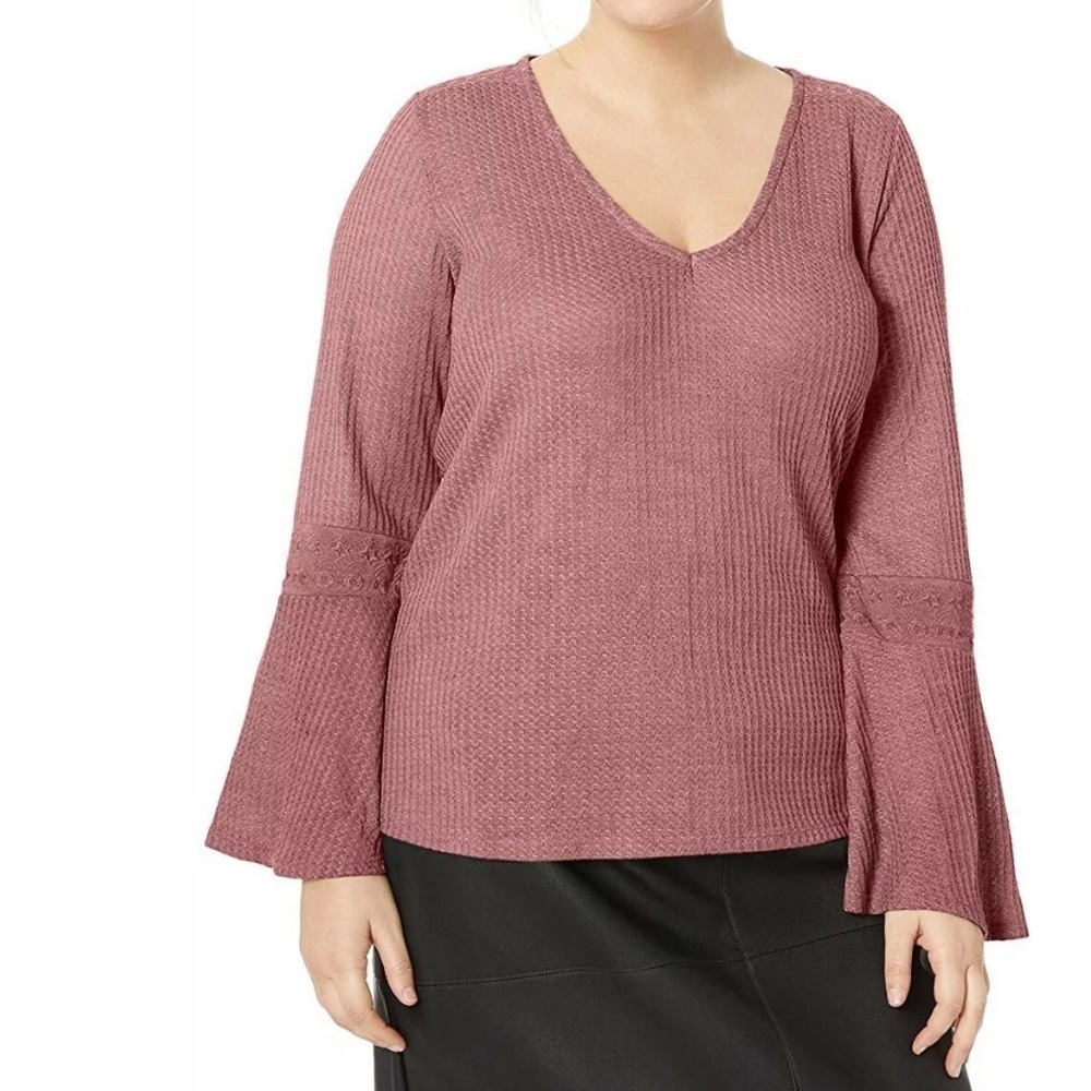 NWT Lucky Brand waffle thermal top▪️ size 1X